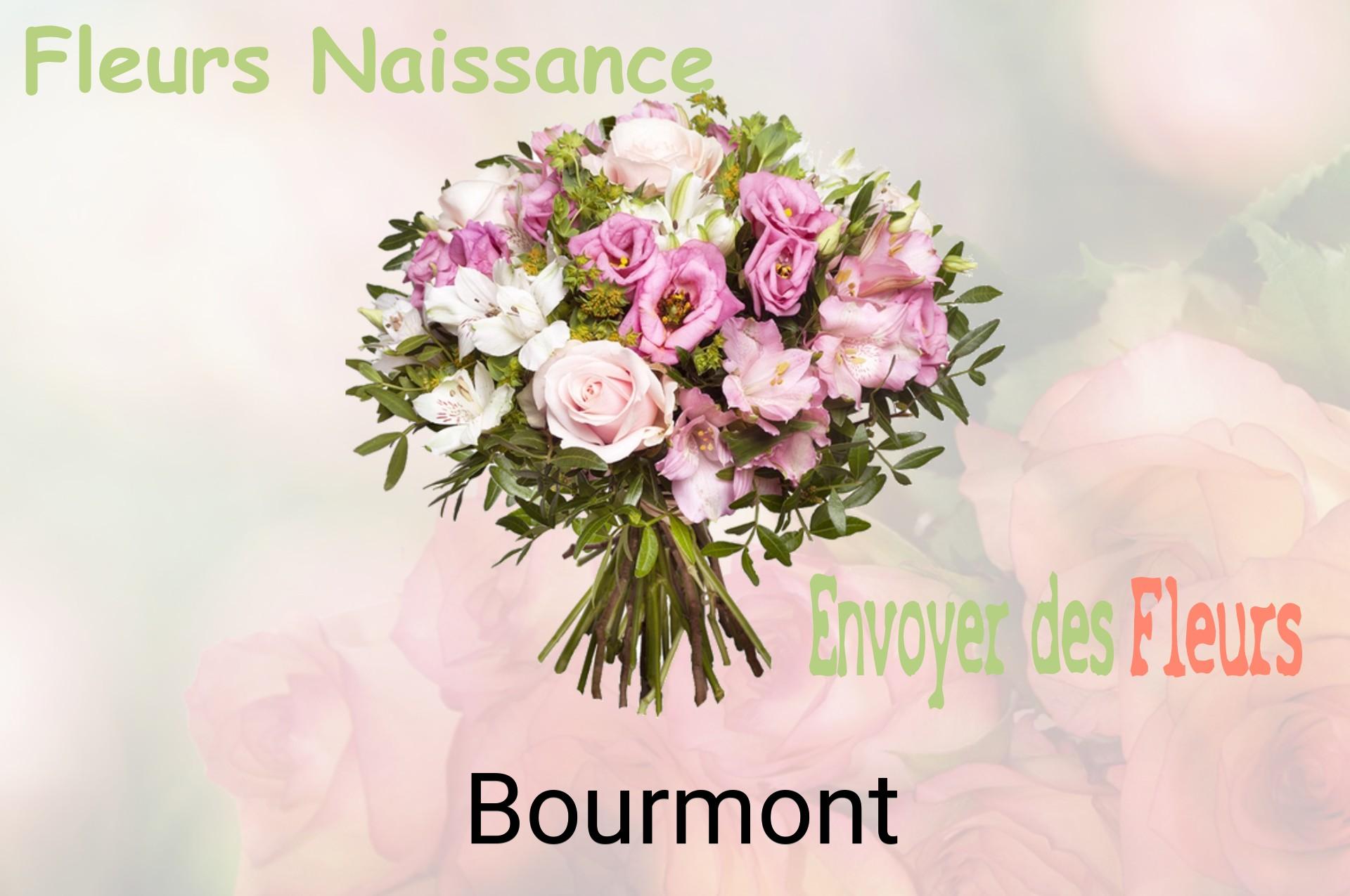 Bouquet de fleurs de naissance livré à Bourmont